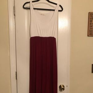 Maxi maternity dress